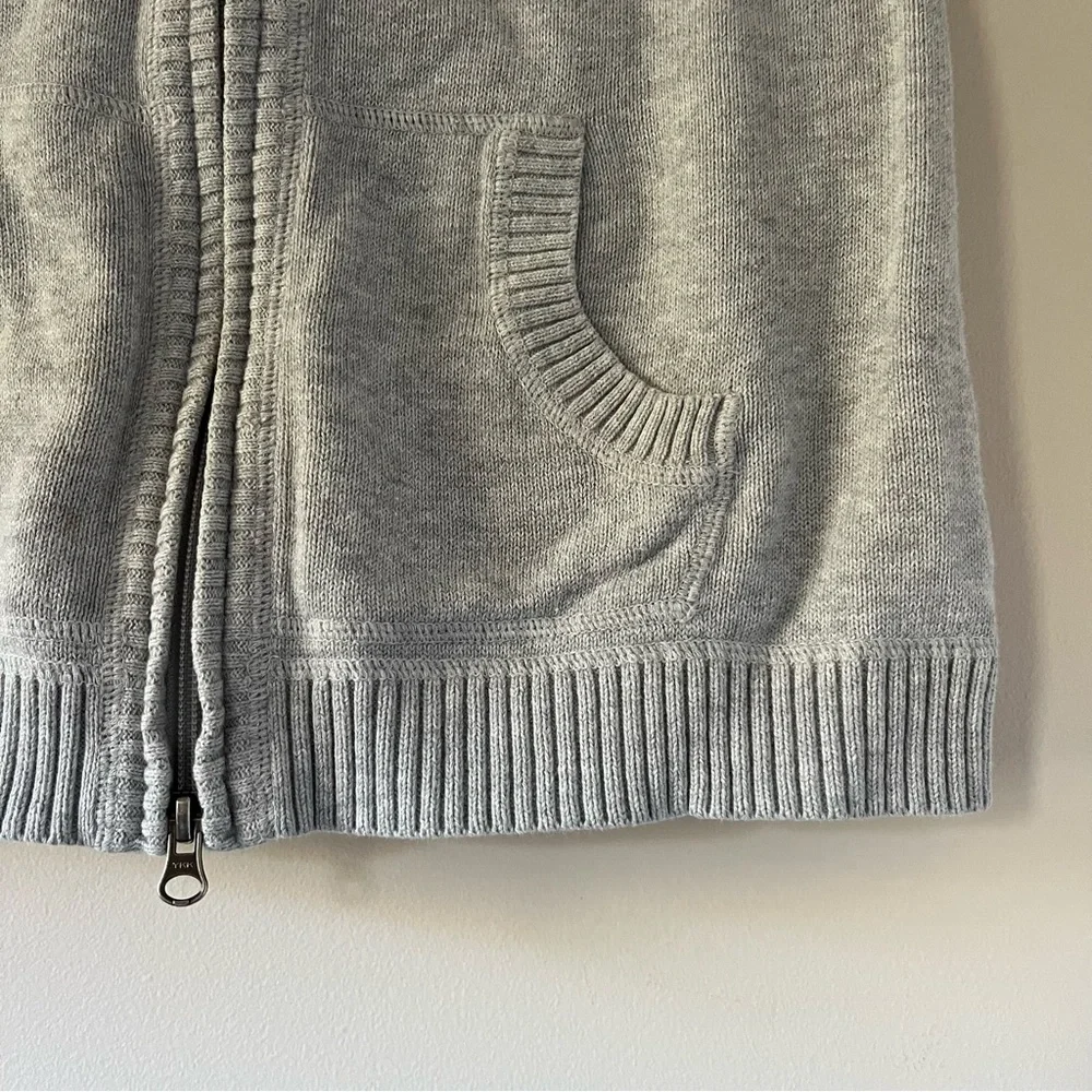 Eddie Bauer Sport Short Sleeve Hooded Cotton Sweater - Picture 4 of 9